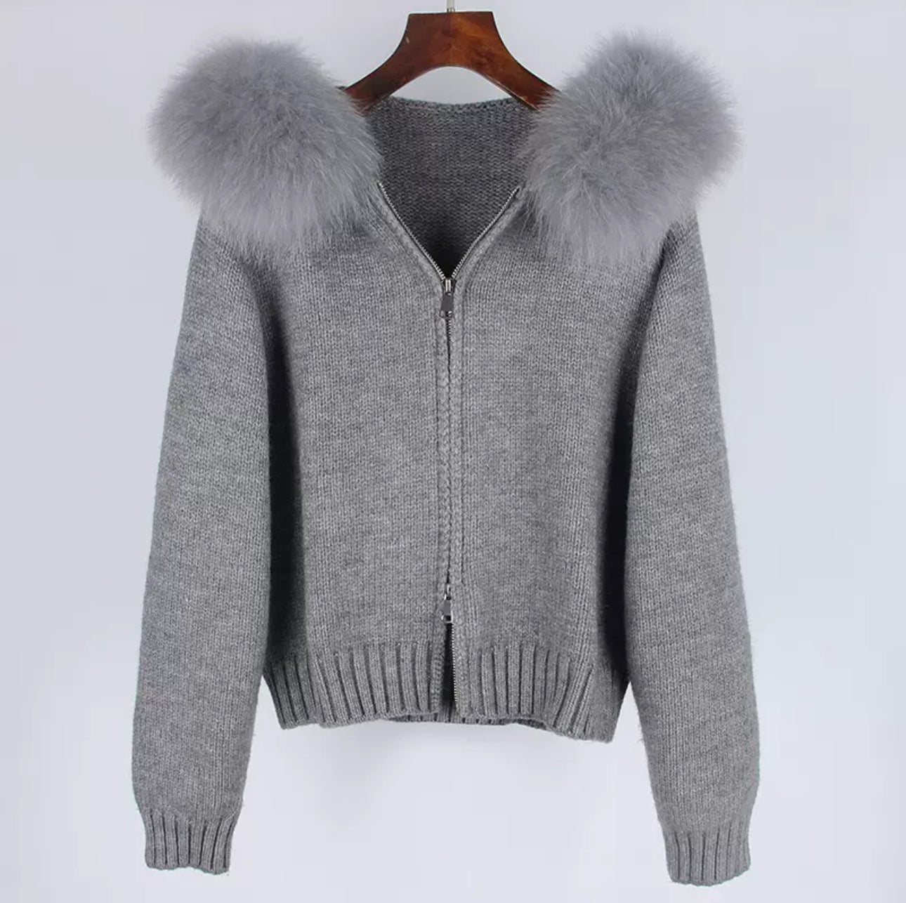 ELADÉLE Fur Jacke Satin
