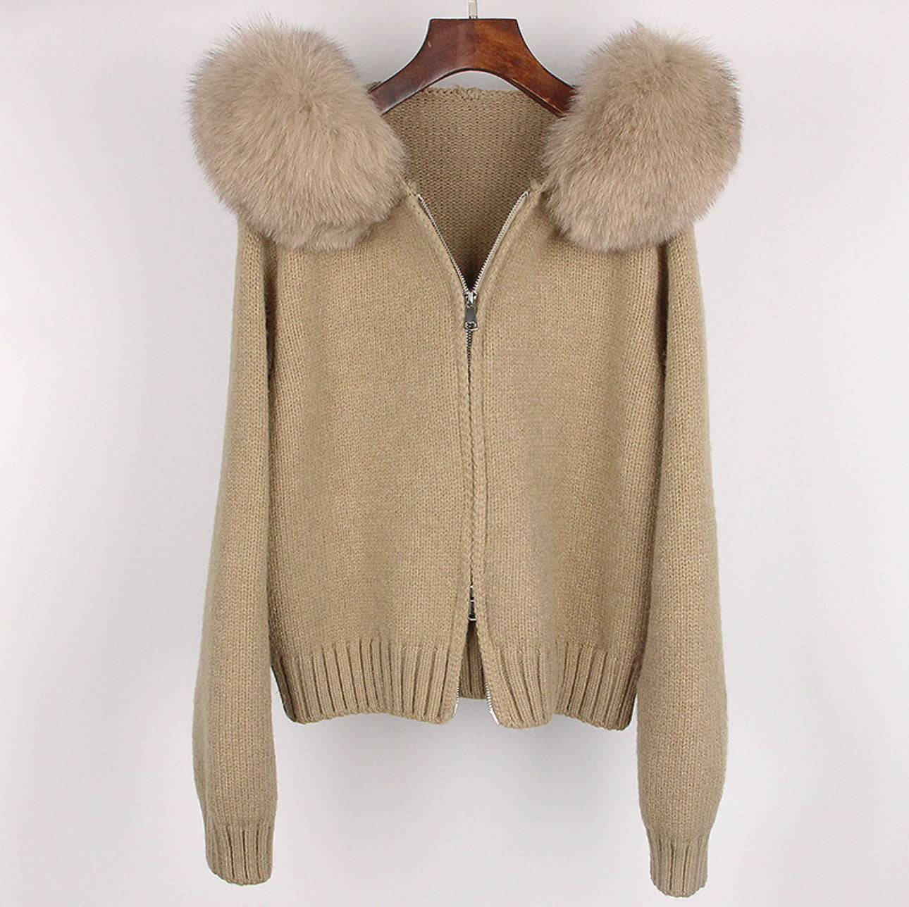 ELADÉLE Fur Jacke Satin