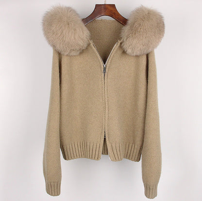 ELADÉLE Fur Jacke Satin