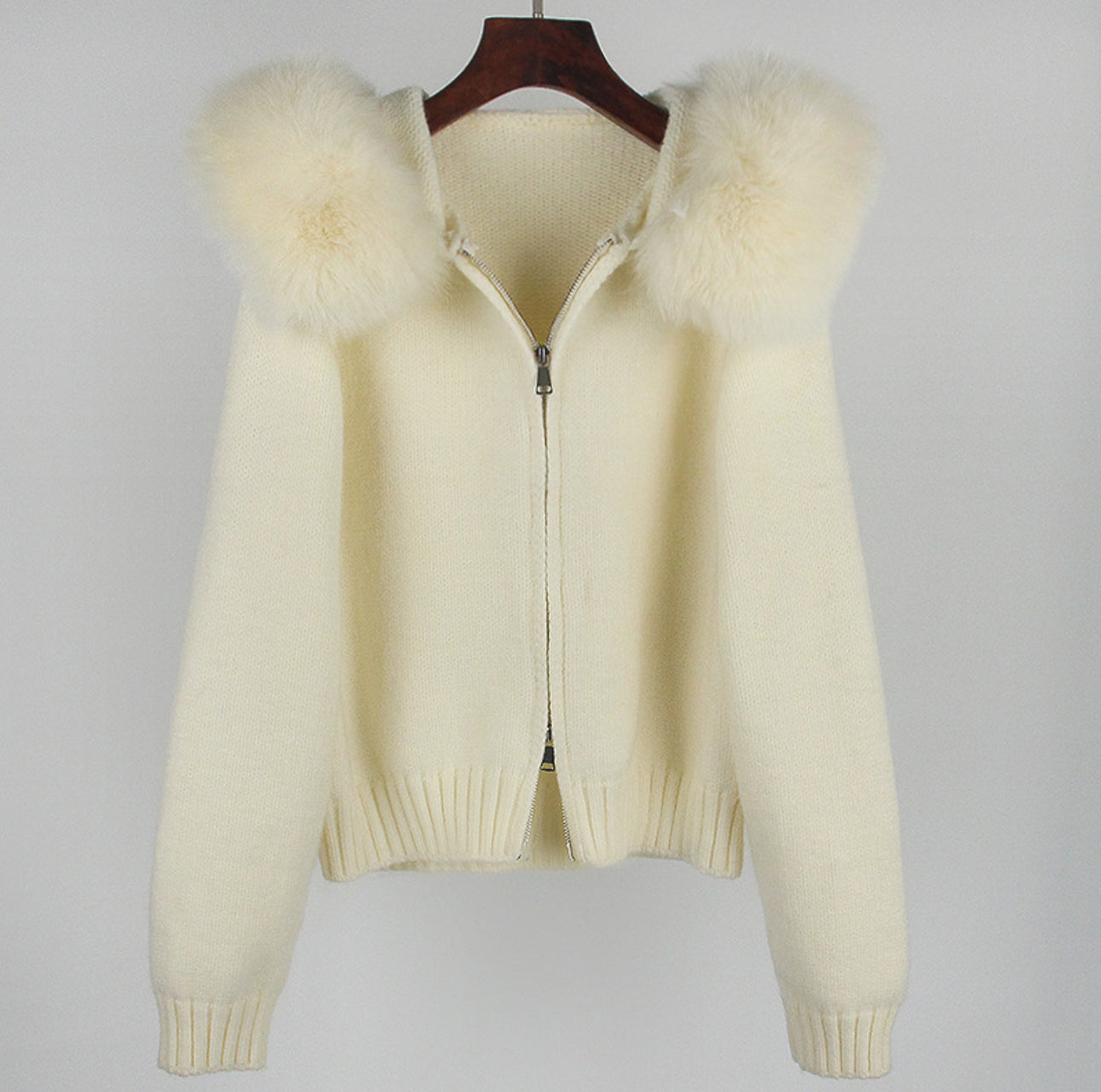 ELADÉLE Fur Jacke Satin