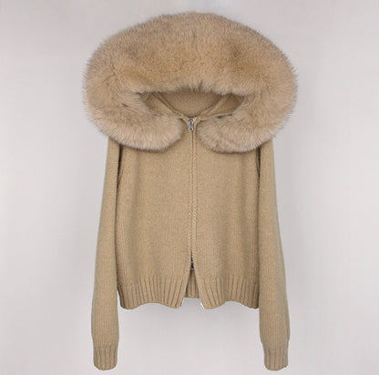 ELADÉLE Fur Jacke Satin